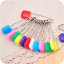Color Cartoon Children Safety Pins Multipurpose Baby No Pin Button Baby Triangle Towel scarlet lock pin