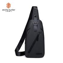New mens bag fashionable waterproof Oxford cloth shoulder bag student chest bag cross-border popular crossbody bag