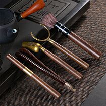 Tea clip Kung Fu tea set accessories tea ceremony non-slip cup clip tea drinking tools tea making tea cup tweezers wooden tea clip