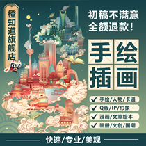 Illustrator design Hand painted cartoon characters Cartoon Characters head Cartoon Industry Cartoon Packaging Custom Poster Country Tide Plotter icon