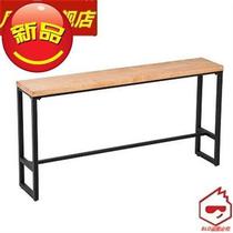 Home bar table commercial beverage shop bar table rectangular table personalized wear-resistant coffee shop long table Nordic