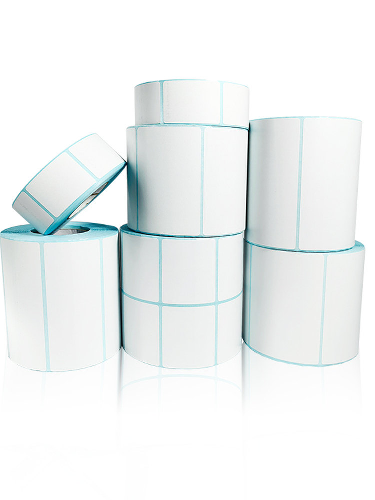 Three-Proof Thermal Label Paper Printing Paper Full Box Stickers 60*40 20 30 50 70 80 90 100X100 Self-Adhesive E-Mail Blank Barcode Hang Tag Price Supermarket Weighing Paper