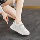 Спортивная обувь Stepping on shit; новинка 2025 года; женская осенняя кожаная водонепроницаемая обувь для путешествий малого размера 34; легкие кроссовки на мягкой подошве mini 1