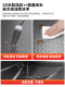 Jomow Kitchen Sink Large Single Bowl Multifunctional Dishwashing Sink 304 Stainless Steel Raindance Waterfall Integrated