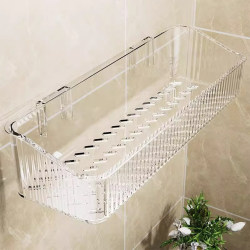 Bathroom Storage Rack Bathroom Wall Hanging Punch-free Toilet Washstand Wall Cosmetics Storage Rack Storage Box