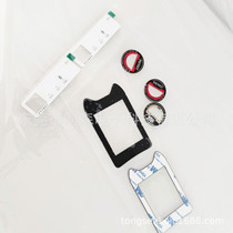 Black semi-transparent PC lens Touch digital display lens Acrylic panel PVC surface mounting processing