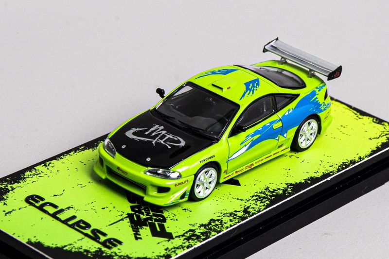 Tsd Mitsubishi Eclipse Fast and Furious Modified Edition 1:64 Simulated Alloy Car Model