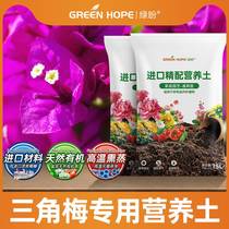 Bougainvillea special nutrient soil fertilizer flower fertilizer universal plant potted flower soil mud planting organic soil