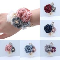 Prom Cloth Rose Flower Party Wrist Flower Wedding