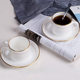 Jingdezhen bone china coffee cup and saucer set ceramic high-end exquisite senior men and women's personal American cup