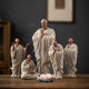 Chinese Zen purple clay monk novice creative ornaments home ceramic tabletop tea ceremony decorations tea pet decorations