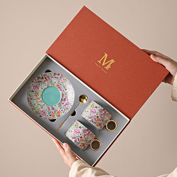 High-End Enamel Ceramic Master Cups, Couple Pairs of Cups, High-Quality Coffee and Tea Cups for Men and Women, Personal Use for Drinking Tea