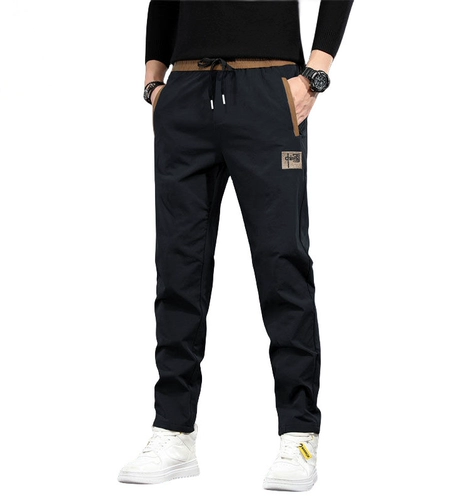 Tide, осенние демисезонные трендовые штаны для отдыха, оверсайз, свободный прямой крой