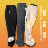 Демисезонные утепленные дорожные ветрозащитные удерживающие тепло штаны, бархатные спортивные повседневные брюки для отдыха