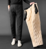 Кашемировые штаны, зимний бархатный ветрозащитный удерживающий тепло лебедь для отдыха, увеличенная толщина