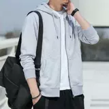 Осенняя утепленная износостойкая толстовка с капюшоном для работы, мужская куртка