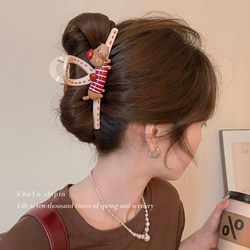 Puppy Cartoon Grip Female 2025 New Arrival Cute Shark Clip Large Size Hair Volume More than Fancy Back Head Hair Clip