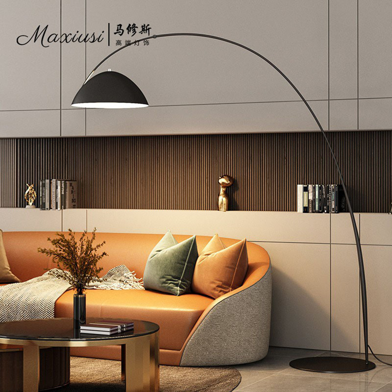 Maxiusi Italian Minimalist Decorative Atmosphere Lamp, High-End Eye Protection Lamp, Sofa Side Living Room Fishing Lamp, Floor Lamp