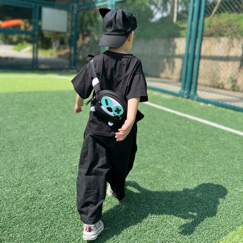 深センブーランの子供用ウエストバッグ、かわいい女の子と男の子のミニクロスボディバッグ、大人と子供に適しています、お出かけ用の小さなバックパック。