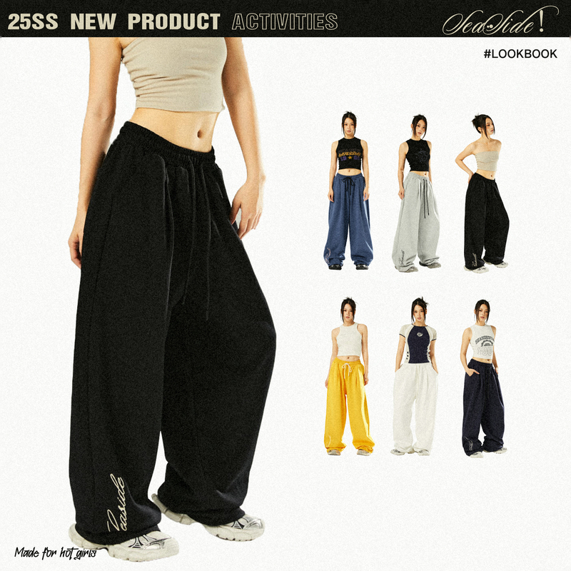 Seasidestar Street Dance Trendy Brand American Hip-Hop Casual Sports Pants Jazz Dance Pants Dance Sweatpants for Women Seasidestar Street Dance Trendy Brand American Hip-Hop Casual Sports Pants Jazz Dance Pants Dance Sweatpants for Women