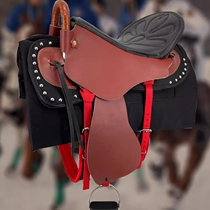 Complete set of saddles for tourists small pony complete set comfortable and light for training Mongolian multi-specification saddle supplies