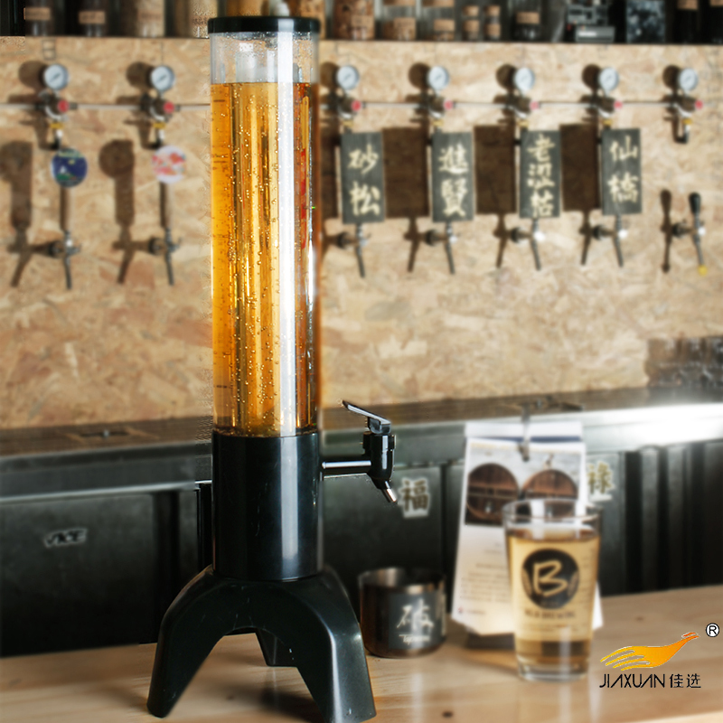 Wine Cannon Commercial 3L Zale Beer Cannons Red Juice Tripod Creative Wine Tager Wine Towers Resistant Wine Gun Triangle Drink Bucket-Taobao