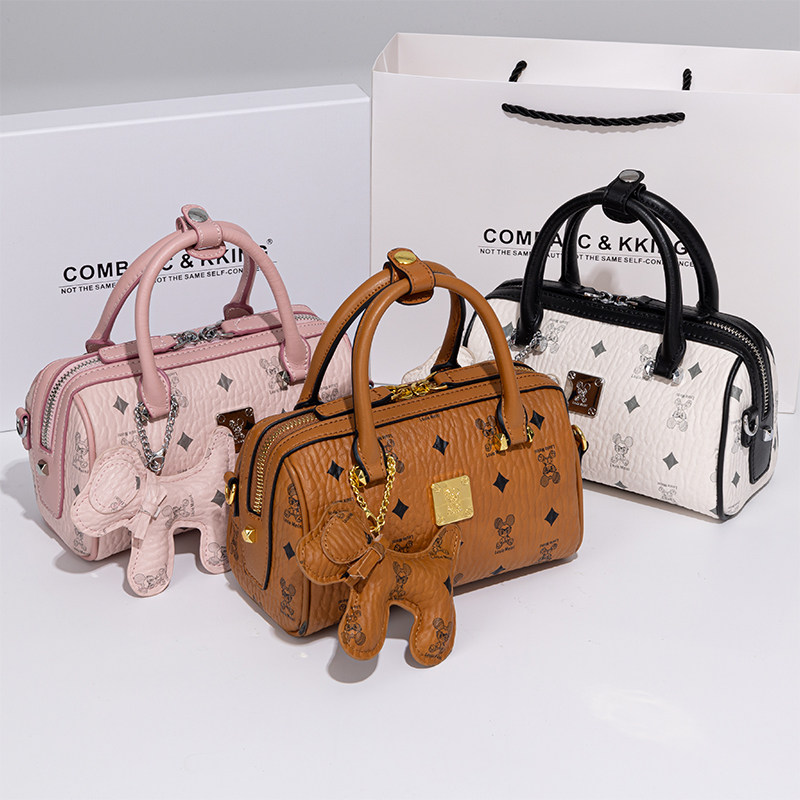 Combatc&Kking Gift Bag Accessible Luxury 2025 New Boston Pillow Bag Single Shoulder Crossbody Bag for Women