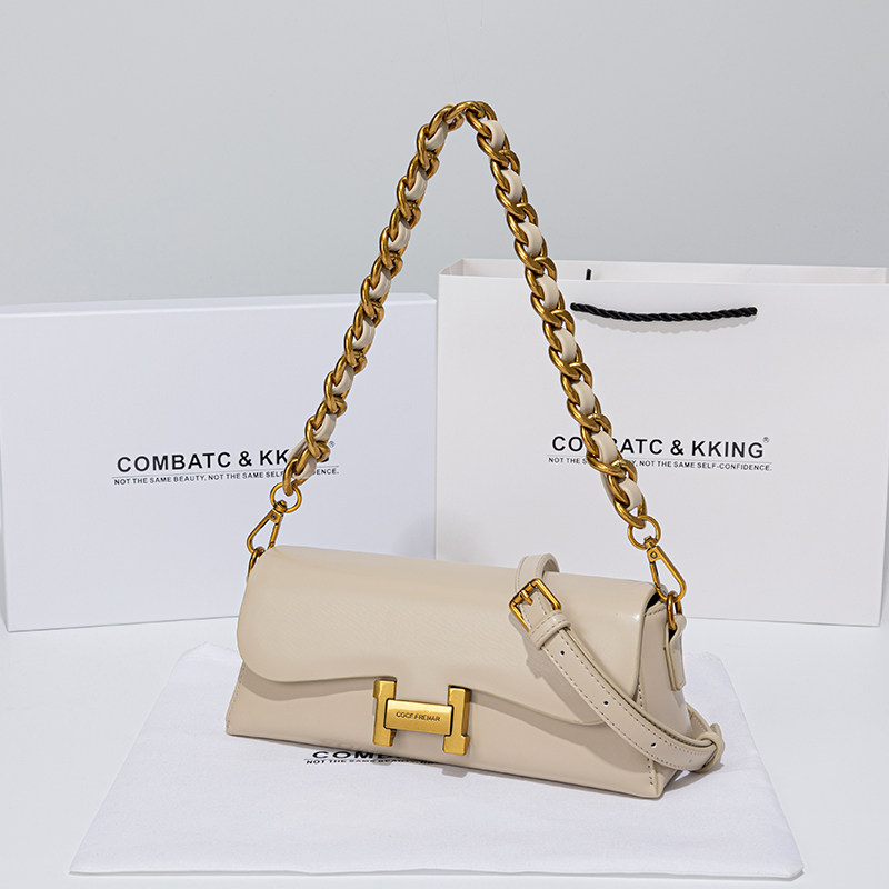 Combatc&Kking High-End Luxury Bag 2025 New Underarm Retro Niche Chain Crossbody Bag for Women