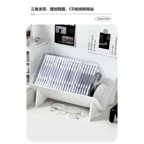 Storage Ranno desk CD storage box disc stack dust-proof shelf box storage cabinet Blu-ray disc