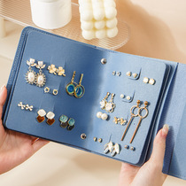 Earring storage box travel portable jewelry box anti-oxidation storage earrings ear clips earring bags special artifacts