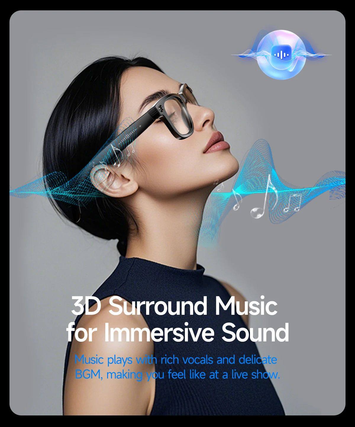 Умные очки new 800w camera ai glasses men color-changing smart translat 007