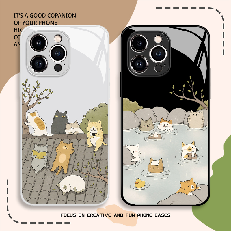 Roof Cat Phone Case Suitable for Apple 18 Pro Max Cute iPhone 17 Lying Flat 16E Plant-Themed 15 Japanese Style 14 Pro Healing 13/12 Mini/11/8 Plus/Xr/Xs/7/Air/X Roof Cat Phone Case Suitable for Apple 18 Pro Max Cute iPhone 17 Lying Flat 16E Plant-Themed 15 Japanese Style 14 Pro Healing 13/12 Mini/11/8 Plus/Xr/Xs/7/Air/X