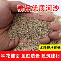 Sand for flower cultivation pure natural thick and fine river sand fine sand succulent planting flower sand turtle hibernating shark building water