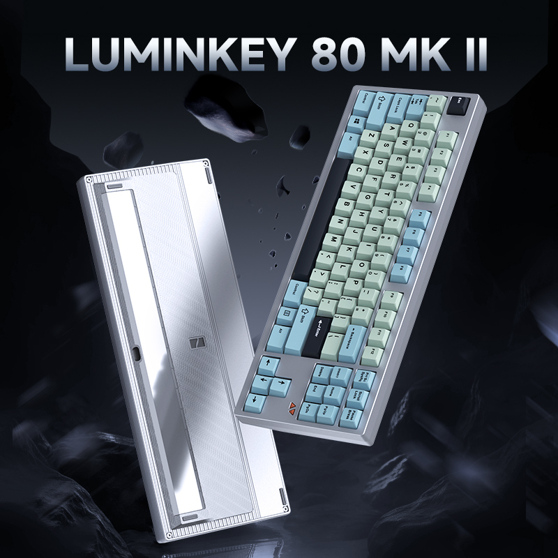 Luminkey80Mk2 Customized Mechanical Keyboard 80% Aluminum Alloy Keyboard Luminkey80Mk2 Customized Mechanical Keyboard 80% Aluminum Alloy Keyboard