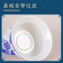 Japanese Kung Fu tea set home living room t small set tea tray ceramic side handle teapot tea cup complete set simple tea making