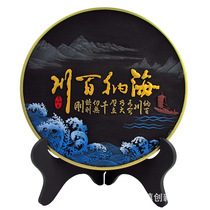 Activated carbon carving customized gifts office desk ornaments opening gifts customized creative company carbon carving