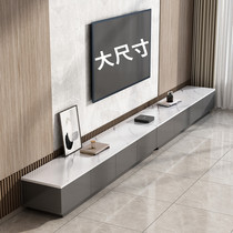 TV cabinet simple modern small apartment floor-to-ceiling living room home Italian light luxury new TV cabinet coffee table combination
