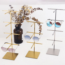 Stainless steel glasses rack display rack jewelry rack sunglasses storage rack myopia glasses display rack stall