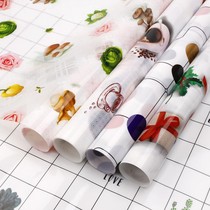 Plastic tablecloth waterproof and oil-proof no-wash kitchen coffee table table hotel kindergarten dormitory desk tablecloth pad cover