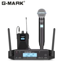 Wireless Lavalier Microphone G-MARK GLXD4 UHF Professional H