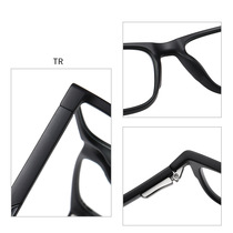 2024 New Anti-Blue Light Glasses TR2309 Mens Retro Flat Mirrors European and American Popular Computer Glasses Frames