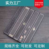 Black sandalwood incense box sleeping incense box incense burner agarwood incense burner Xiangyun line incense burner incense insert whole wood agarwood incense burner