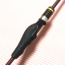 Stainless steel rubber handle wheel seat Luaganji fishing rod sea rod accessories hand rod modified fishing wheel universal seat road slippery