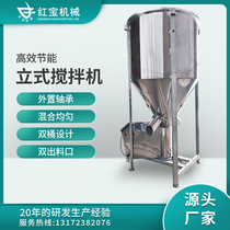 Large stainless steel vertical mixer eliminates middlemens profits price concessions and quality assurance