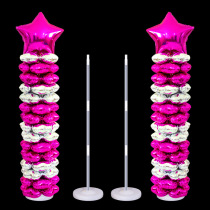Balloon pillar opening holiday celebration door decoration display balloon pillar balloon road guide bracket