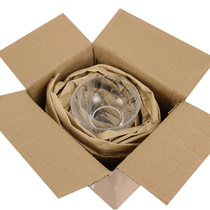 Manufacturer kraft paper pad packaging logistics paper pad filled with shockproof paper strips environmentally friendly degradable buffering wrinkled kraft paper