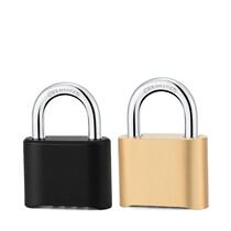 Padlock manufacturer direct sales password lock drawer lock 4 wheel password padlock package beam password lock zinc alloy padlock