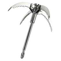 Outdoor stainless steel flying tiger claw outdoor rock climbing carabiner hook adventure folding life-saving hook