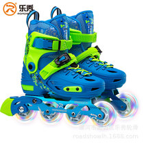Roller skates for children beginners full set of roller skates for boys girls middle and large children adjustable for adult women