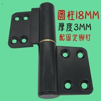 Aluminum hinge door hinge bathroom detachable hinge black steel plastic door hinge alloy heavy glass door kitchen